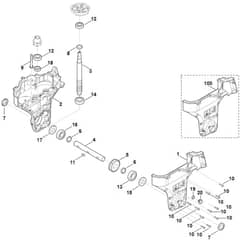 Viking HB685.1 - Gear Head - Parts Diagram