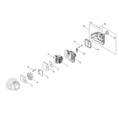 HCR-185ES Air Cleaner, Carburettor