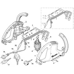 Viking HE450 - Housing, Electric Motor - Parts Diagram