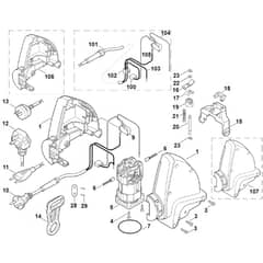 Viking HE550 - Housing, Electric Motor - Parts Diagram