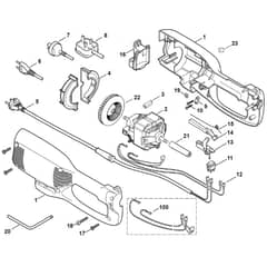 Viking HEL700 K - Electric Motor - Parts Diagram