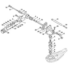 Viking HEL700 K - Gear Head Hg 900 - Parts Diagram