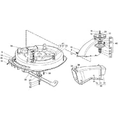 Honda HF1211-HE (8000001-819999) -  Cutting Plate 2 Diagram