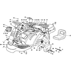 Honda HF1211-HE (88000001-899999) -  Body Group Diagram