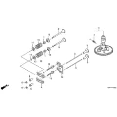 Honda HF1211K2-HE (1100001-1199999) -  Camshaft Diagram