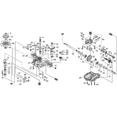 Honda HF1211K2-HE (8300001-8699999) -  Gearbox Diagram