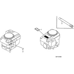 Honda HF1211K2-HE (8300001-8699999) -  Label, Tool Diagram