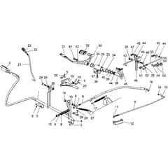 Honda HF2113-SE -  Brake and Gearbox Control (2) Diagram