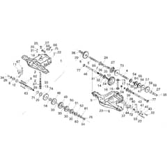 Honda HF2113-SE -  Gearbox Diagram