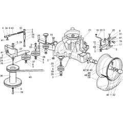 Honda HF2114K1-HE -  Transmission Group Diagram