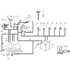 Honda HF2114K2-HE -  Electrical Parts Group (SE) Diagram