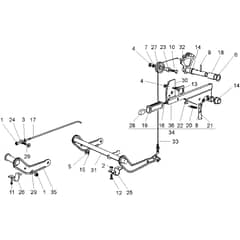 Honda HF2114K2-SE -  Cutting Plate Lifting Diagram