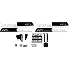 Honda HF2213K2-H (8000001-8999999) -  Labels Diagram