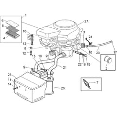 Honda HF2216-SE -  Engine (GCV530 CEE9) Diagram