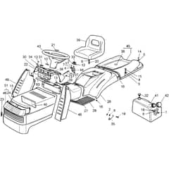 Honda HF2216K1-HE -  Body Group Diagram