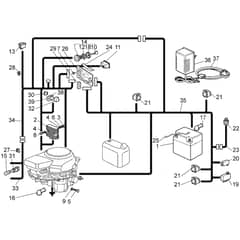 Honda HF2216K1-SE -  Electrical Parts Group (SE/SLE) Diagram