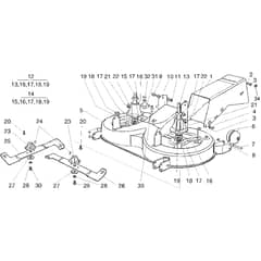 Honda HF2218K1-SE -  Cutting Plate (1) Diagram