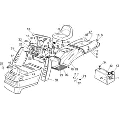 Honda HF2218K2-HL -  Body Group Diagram