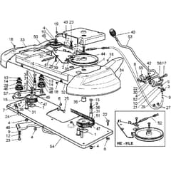 Honda HF2220K1-HLE -  Blade Drive Diagram