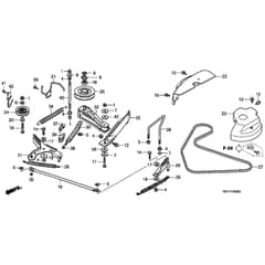 Honda HF2315-SBE -  Cutting Plate (1) Diagram