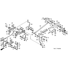 Honda HF2315-SBE -  Cutting Plate Lifting Diagram