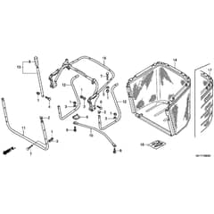 Honda HF2315-SBE -  Grass Bag Diagram