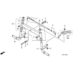 Honda HF2315-SBEA -  Front Axle Diagram