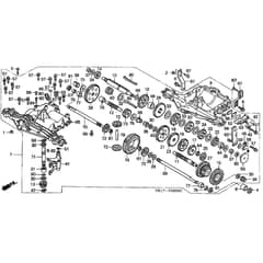 Honda HF2315K1-SBE -  Transmission Diagram