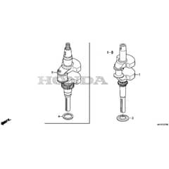 Honda HF2315K3-HME -  Crankshaft Diagram