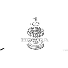 Honda HF2315K3-HME -  Flywheel Diagram