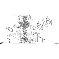 Honda HF2315K3-SBE -  Carburettor Diagram