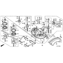 Honda HF2315K3-SBE -  Cutting Housing Diagram