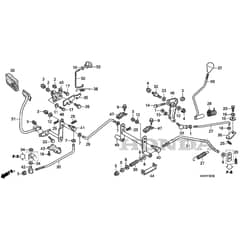 Honda HF2315K3-SBE -  Lever Diagram