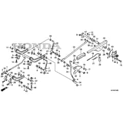 Honda HF2317-HME -  Cutting Plate Lifting Diagram