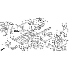 Honda HF2415-SBEA -  Frame Diagram