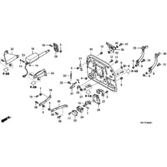 Honda HF2417K1-HME -  Grass Catcher Frame Diagram