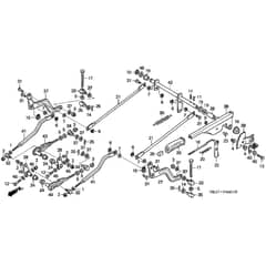 Honda HF2417K2-HTE -  Cutting Plate Lifting Diagram