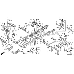 Honda HF2417K3-HBE -  Frame Diagram