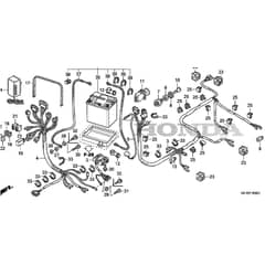 Honda HF2417K3-HTE -  Harness Diagram