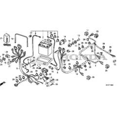 Honda HF2417K4-HTE -  Harness Diagram