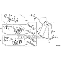 Honda HF2417K4-HTE -  Mulching Kit, Deflector Diagram