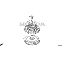 Honda HF2417K5-HBE -  Flywheel Diagram