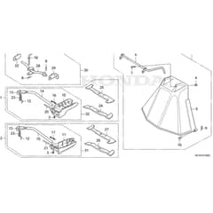Honda HF2417K5-HBE -  Mulching Kit, Deflector Diagram