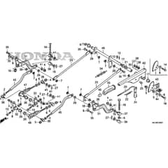 Honda HF2417K5-HME -  Cutting Plate Lifting Diagram