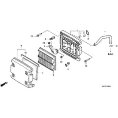 Honda HF2620-HME -  Air Cleaner Diagram