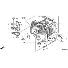 Honda HF2620-HME -  Cylinder Barrel Diagram