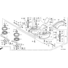 Honda HF2620K1-HMEA -  Cutting Housing Diagram