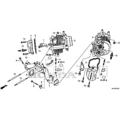 Honda HF2622-HMF -  Cylinder Diagram