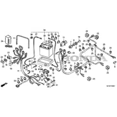 Honda HF2622-HMF -  Harness Diagram
