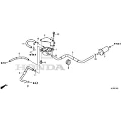 Honda HF2622-HTE -  Fuel Pump Diagram